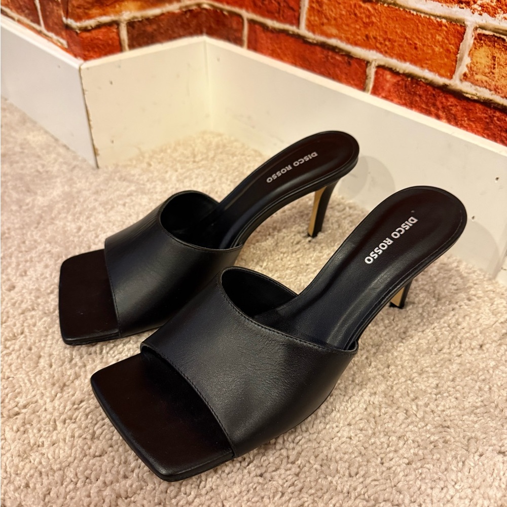 Disco Rosso Black Women's Stiletto Heels